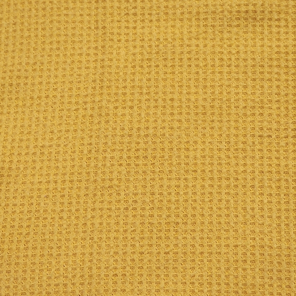 Cat & Jack Girls Mustard Yellow Thermal Long Sleeve Shirt Size 7/8 - Picture 3 of 5